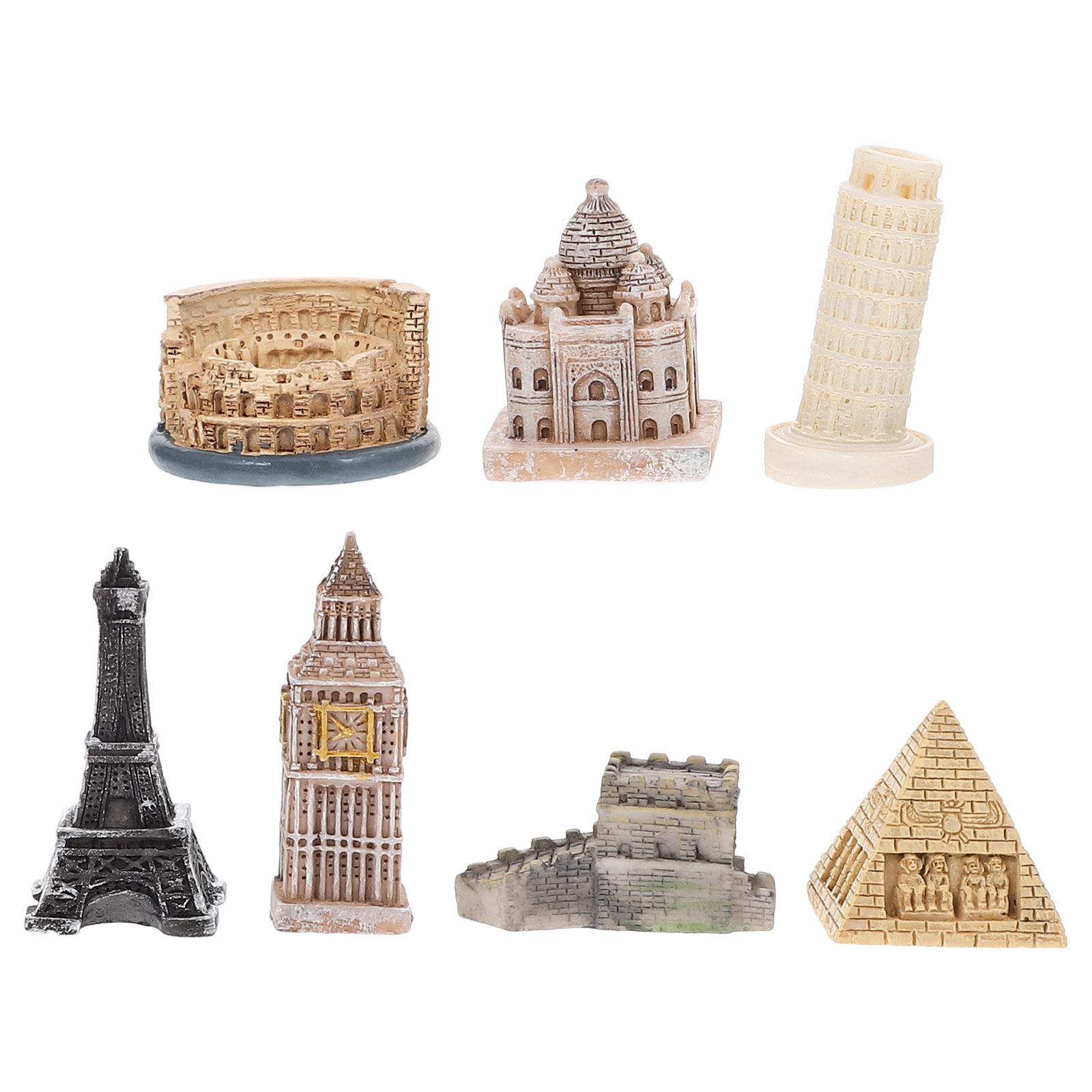 Aquarium & Marine Museum Ums - 7Pcs Realistic Roman Statue Set Resin