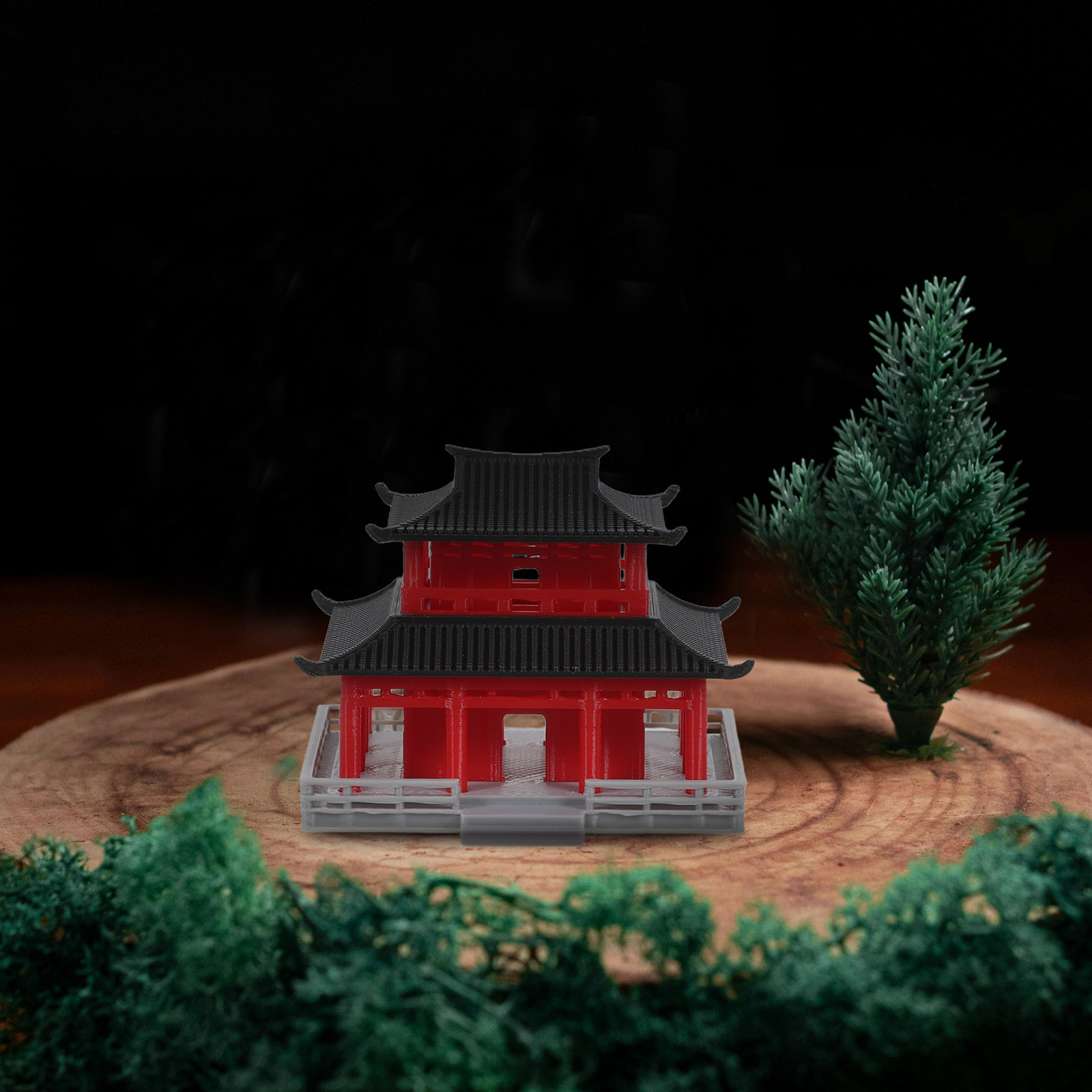 Black Red Ancient Chinese Pavi - огляд і ціна Aquarium & Marine Museum Ums
