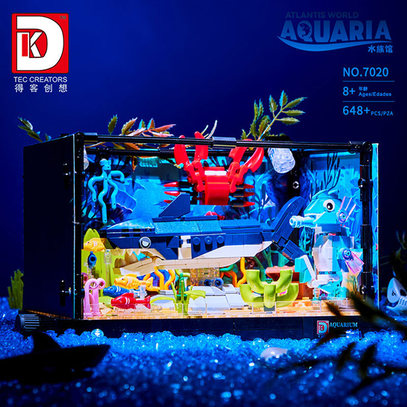 648PCS Shark Ecosystem Tank Bu - огляд і ціна Aquarium Marine World