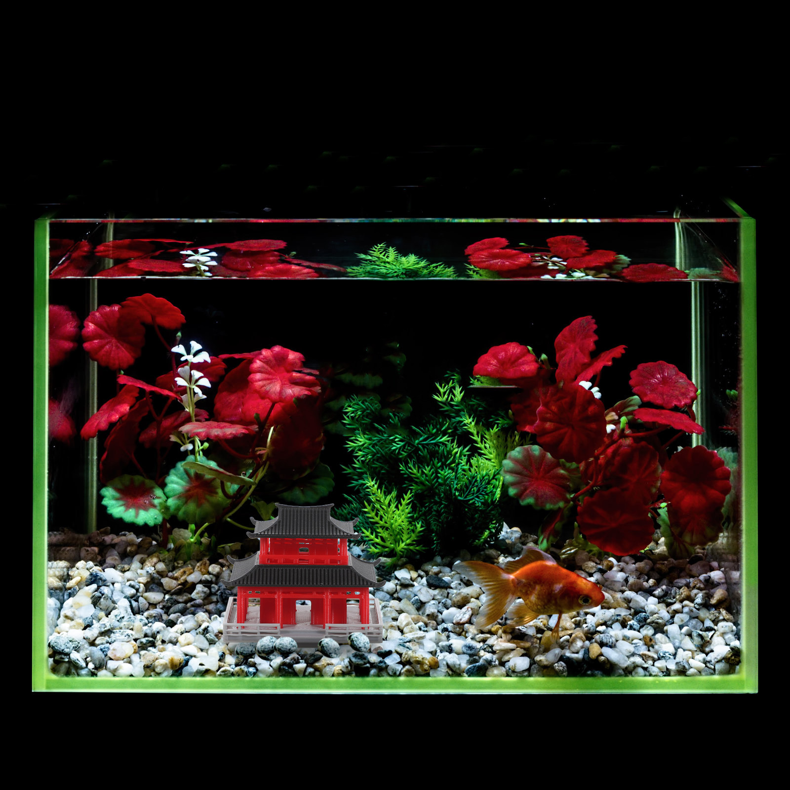 Chinese Ancient Pavilion Black - огляд і ціна Aquarium & Marine Museum Ums
