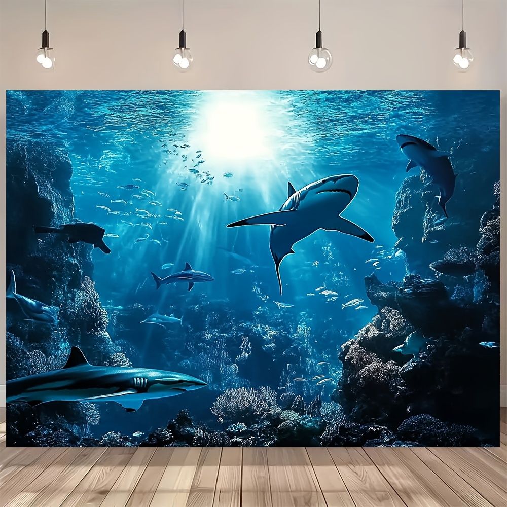 Majestic Deep Sea Shark Wall T - огляд і ціна Aquarium Blue Marine