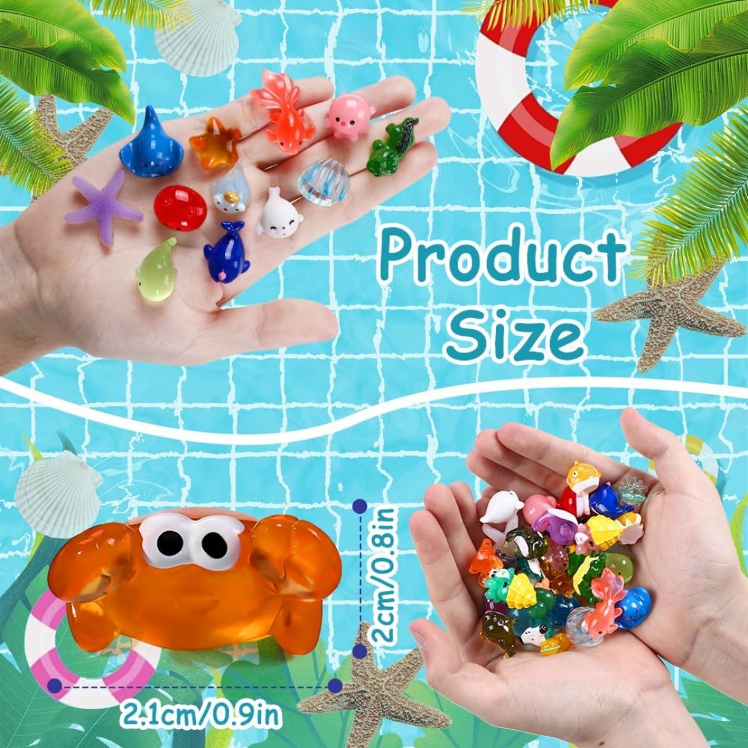 Mini Ocean Animals Resin Figur - огляд і ціна Aquarium Marine World