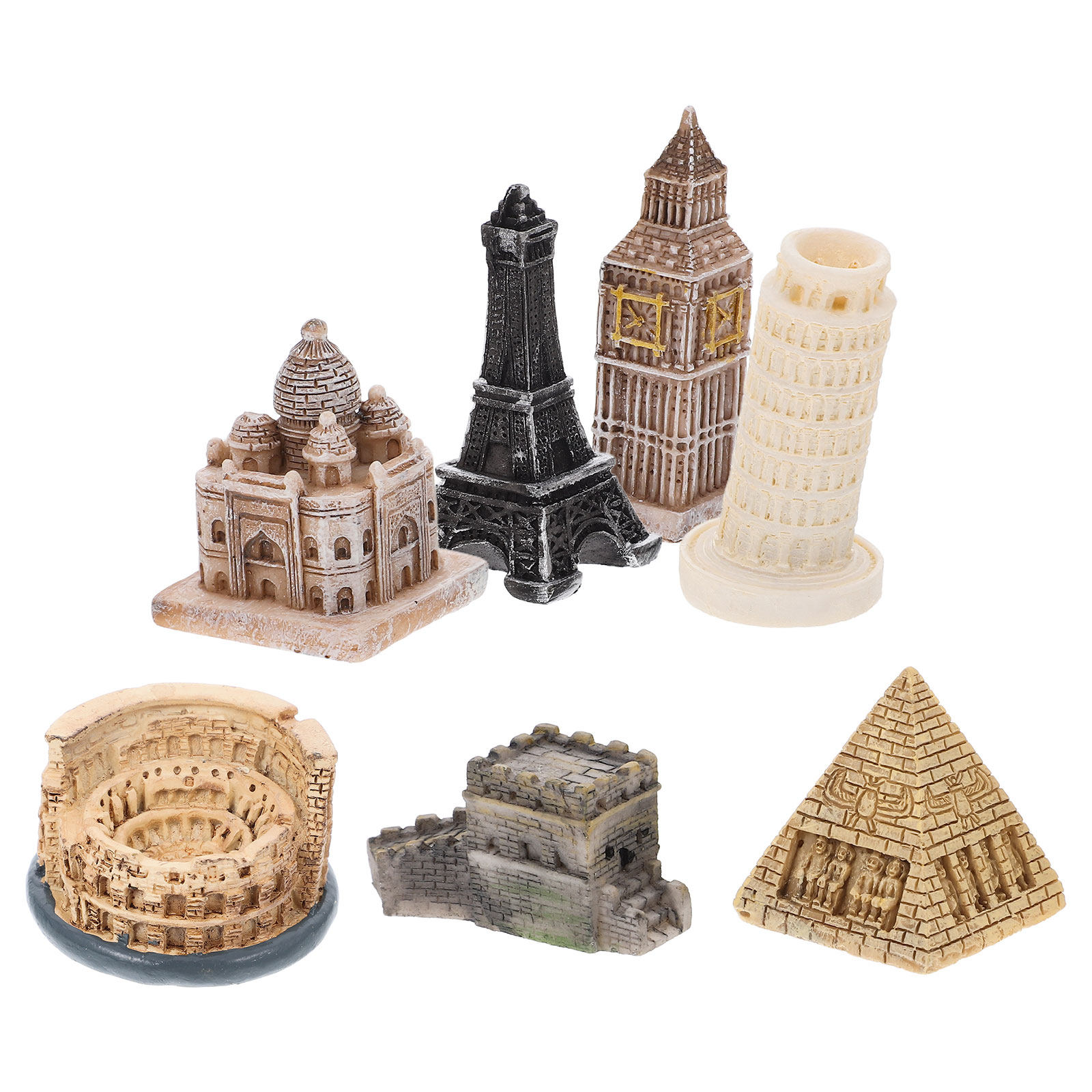 7Pcs Realistic Roman Statue Se - огляд і ціна Aquarium & Marine Museum Ums