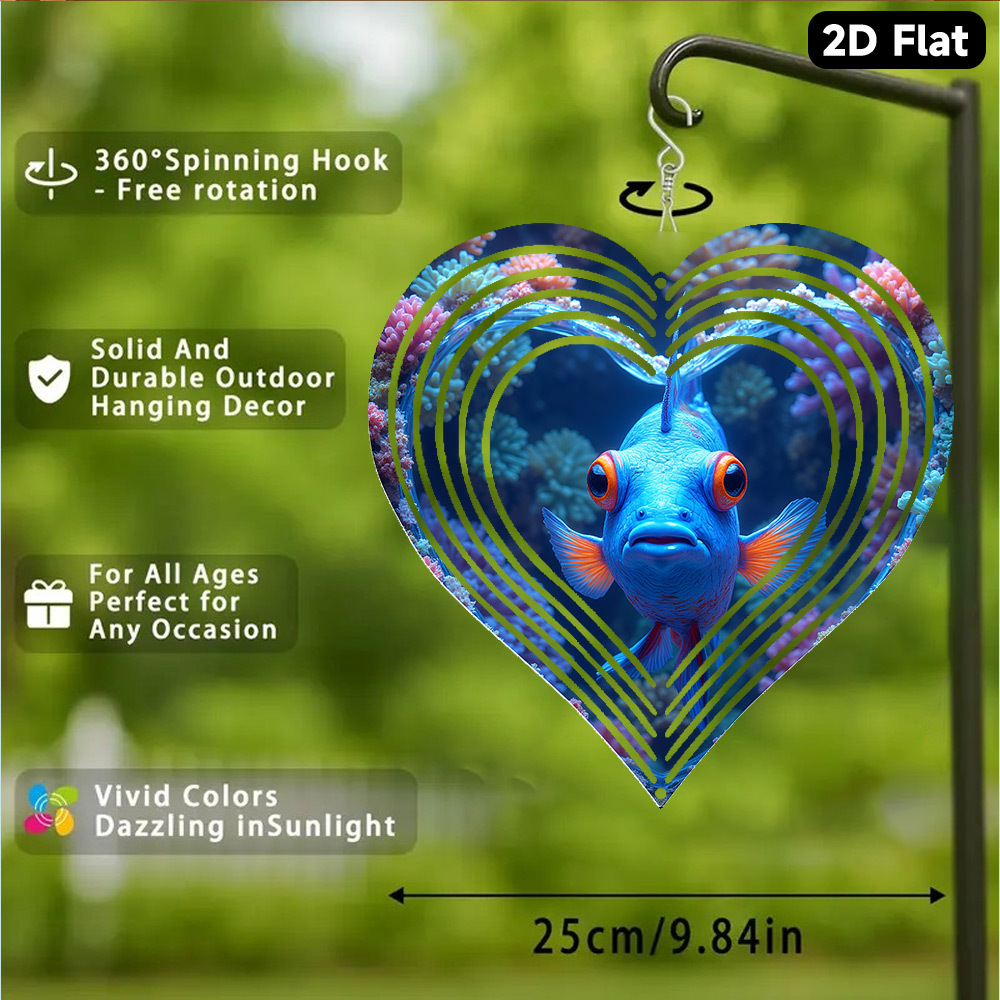 2D Flat, 1pc Bohemian Blue Man - огляд і ціна Aquarium Blue Marine